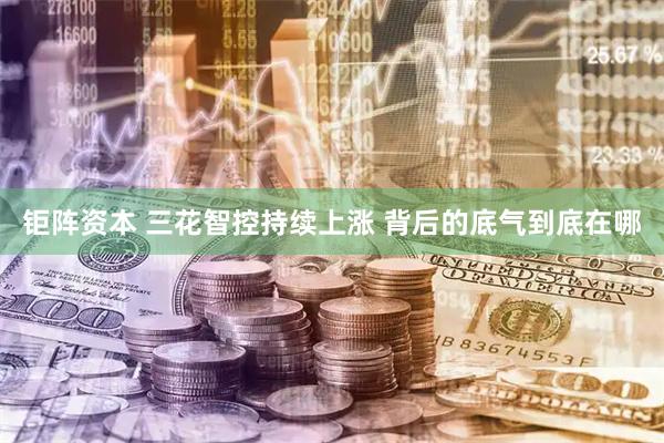 钜阵资本 三花智控持续上涨 背后的底气到底在哪